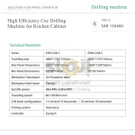 High Efficiency Cnc Drilling Machine for Kitchen Cabinet - Image 2