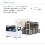 Excitech High-Efficiency Electric Corrugated Paper Packaging Machine Easy-to-Operate Automatic Carton Box Motor Pump Bearing
