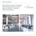 Excitech High-Efficiency Electric Corrugated Paper Packaging Machine Easy-to-Operate Automatic Carton Box Motor Pump Bearing - Image 5