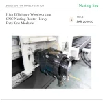 High Efficiency Woodworking CNC Nesting Router Heavy Duty Cnc Machine - Image 5