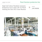 ⁦خط إنتاج أوتوماتيكي متطور للخزائن وخزائن الملابس، مزود بماكينة CNC صينية للأعمال الخشبية، من الأكثر مبيعًا لعام 2022⁩ - الصورة ⁦4⁩
