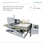 ⁦مركز تشغيل CNC عالي الأداء بنظام Nesting، عالي السرعة للأعمال الخشبية⁩ - الصورة ⁦5⁩