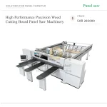 High Performance Precision Wood Cutting Board Panel Saw Machinery
