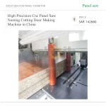 Excitech High Precision Cnc Panel Saw Nesting Cutting Door Making Machine - Image 2