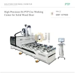 High Precision E6 PTP Cnc Working Center for Solid Wood Door