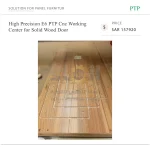 High Precision E6 PTP Cnc Working Center for Solid Wood Door - Image 6