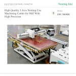 High Quality 3 Axis Nesting Cnc Machining Center for Mdf With High Precision - Image 4