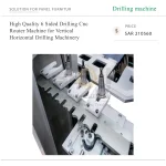 High Quality 6 Sided Drilling Cnc Router Machine for Vertical Horizontal Drilling Machinery - Image 6