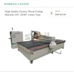 High Quality Factory Wood Cutting Machine ATC 2030C Linear Type