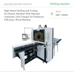 High-Speed Drilling and Cutting Six-Router Machine With Optional Automatic Tool Changer for Enhanced Efficiency Wood Machine