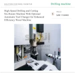 High-Speed Drilling and Cutting Six-Router Machine With Optional Automatic Tool Changer for Enhanced Efficiency Wood Machine - Image 5