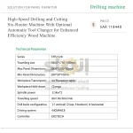 High-Speed Drilling and Cutting Six-Router Machine With Optional Automatic Tool Changer for Enhanced Efficiency Wood Machine - Image 7