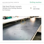 High Speed Wooden Automatic Multiple Hole Drilling Machine for Furniture - Image 6