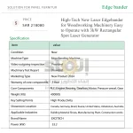 ⁦ماكينة تلبيس حواف ليزرية متطورة للأعمال الخشبية، سهلة التشغيل، مزودة بمولد ليزر بقدرة 3 كيلوواط وبقعة ليزر مستطيلة⁩ - الصورة ⁦7⁩