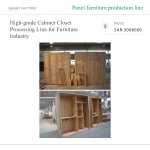 High-grade Cabinet Closet Processing Line for Furniture Industry - Image 4