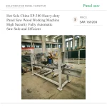 Hot Sale China EP-380 Heavy-duty Circular Saw Wood Working Machine High Security Fully Automatic 2.2kw Motor Safe and Efficient - Image 4