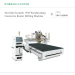 Hot Sale Excitech 1530 Woodworking Center/cnc Router Drilling Machine