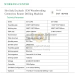 Hot Sale Excitech 1530 Woodworking Center/cnc Router Drilling Machine - Image 7