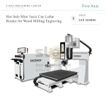 Hot Sale Mini 5axis Cnc Lathe Router for Wood Milling Engraving