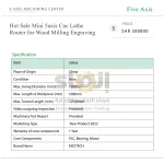 ⁦راوتر CNC صغير بخمسة محاور لتفريز ونقش الأخشاب – الأكثر مبيعًا⁩ - الصورة ⁦7⁩
