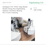 ⁦ماكينة تلصيق حواف CNC ذكية صينية موديل 783GC، مزودة بحوضَي غراء، ومحرك ومحمل ووحدة PLC ونظام تشذيب الزوايا⁩ - الصورة ⁦6⁩