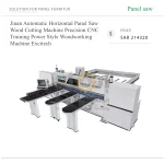 Jinan Automatic Horizontal Panel Saw Wood Cutting Machine Precision CNC Training Power Style Woodworking Machine Excitech