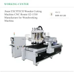 Jinan EXCITECH Wooden Cutting Machine CNC Router E2-1530 Manufacture for Woodworking Machine