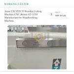 Jinan EXCITECH Wooden Cutting Machine CNC Router E2-1530 Manufacture for Woodworking Machine - Image 2