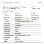Multi-functional Excitech Furniture Making Cnc PTP Machine - Image 2