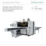 ماكينة CNC متعددة الجوانب EHS1224 لحفر وتجويف ألواح الكونتر