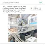 New Condition Automatic CNC PTP Machine Accurate Wood Door Panel Drilling Routing Tool Motor Pump Bearing Woodfactory Cutting - Image 2