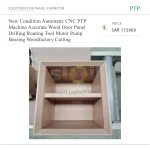 New Condition Automatic CNC PTP Machine Accurate Wood Door Panel Drilling Routing Tool Motor Pump Bearing Woodfactory Cutting - Image 3