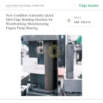 New Condition Automatic Quick Melt Edge Banding Machine for Woodworking Manufacturing Engine Pump Bearing - Image 2