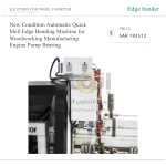New Condition Automatic Quick Melt Edge Banding Machine for Woodworking Manufacturing Engine Pump Bearing - Image 4