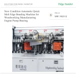 New Condition Automatic Quick Melt Edge Banding Machine for Woodworking Manufacturing Engine Pump Bearing - Image 5