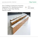 ⁦ماكينة تلبيس حواف أوتوماتيكية متعددة الوظائف لحواف PVC، لتشطيب الحواف المائلة بزاوية 45 درجة، لأعمال البناء، مزودة بمحرك⁩ - الصورة ⁦3⁩