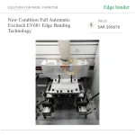 ⁦ماكينة تلبيس حواف أوتوماتيكية بالكامل موديل EV681 بتقنية تلبيس حواف متقدمة⁩ - الصورة ⁦2⁩