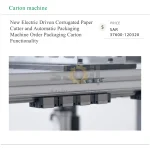 New Electric Driven Corrugated Paper Cutter and Automatic Packaging Machine Order Packaging Carton Functionality - Image 2