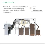 New Electric Driven Corrugated Paper Cutter and Automatic Packaging Machine Order Packaging Carton Functionality - Image 3