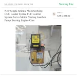 New Single Spindle Woodworking CNC Router Syntec PLC Control System Servo Motor Nesting Gearbox Pump Bearing Engine Core - Image 3