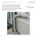 New Single Spindle Woodworking CNC Router Syntec PLC Control System Servo Motor Nesting Gearbox Pump Bearing Engine Core - Image 5