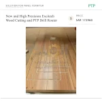 New and High Precision Excitech Wood Cutting and PTP Drill Router - Image 4