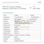 PTP CNC Engraver Drilling Machine Center With CE Certificate - Image 7