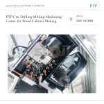PTP Cnc Drilling Milling Machining Center for Wood Cabinet Making - Image 3