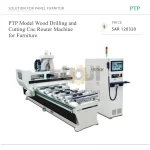 PTP Model Wood Drilling and Cutting Cnc Router Machine for Furniture
