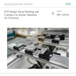 PTP Model Wood Drilling and Cutting Cnc Router Machine for Furniture - Image 4