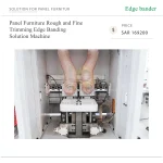 Panel Furniture Rough and Fine Trimming Edge Banding Solution Machine - Image 2