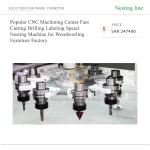 Popular CNC Machining Center Fast Cutting Drilling Labeling Speed Nesting Machine for Woodworling Furniture Factory - Image 3