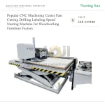 Popular CNC Machining Center Fast Cutting Drilling Labeling Speed Nesting Machine for Woodworling Furniture Factory - Image 4