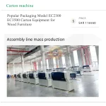 Popular Packaging Model EC2300 EC3500 Carton Equipment for Wood Furniture - Image 3